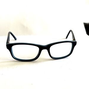 Robert Mitchell Eyeglasses RMJ 6000 Navy Designer Frames Only Blue 47-17-130